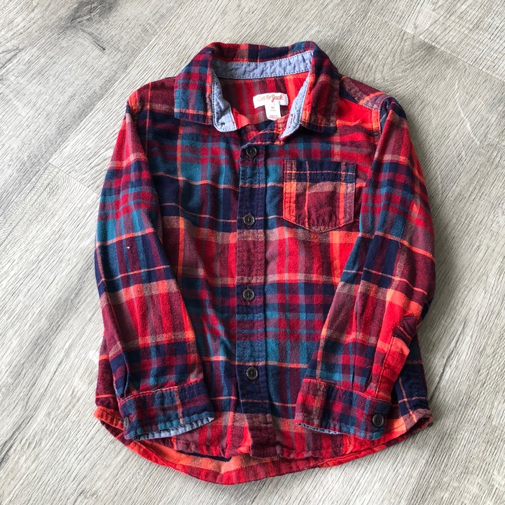 Cat & Jack Long Sleeved Flannel